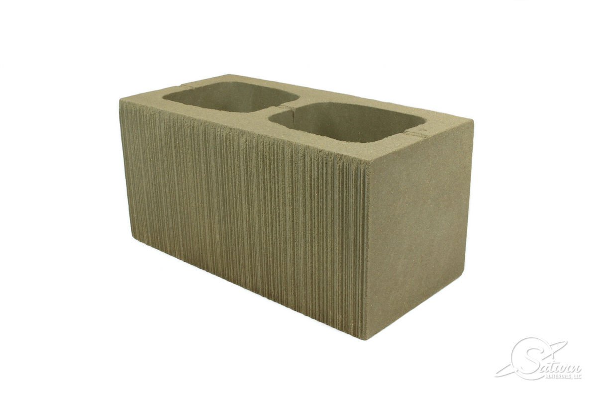 Saturn Materials Masonry - Structural - 8x8x16 Striated Face